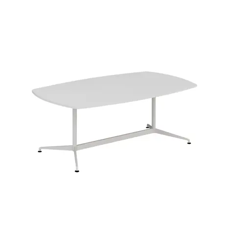 Loft Barrel Table - 2000 - Single Frame - White - White